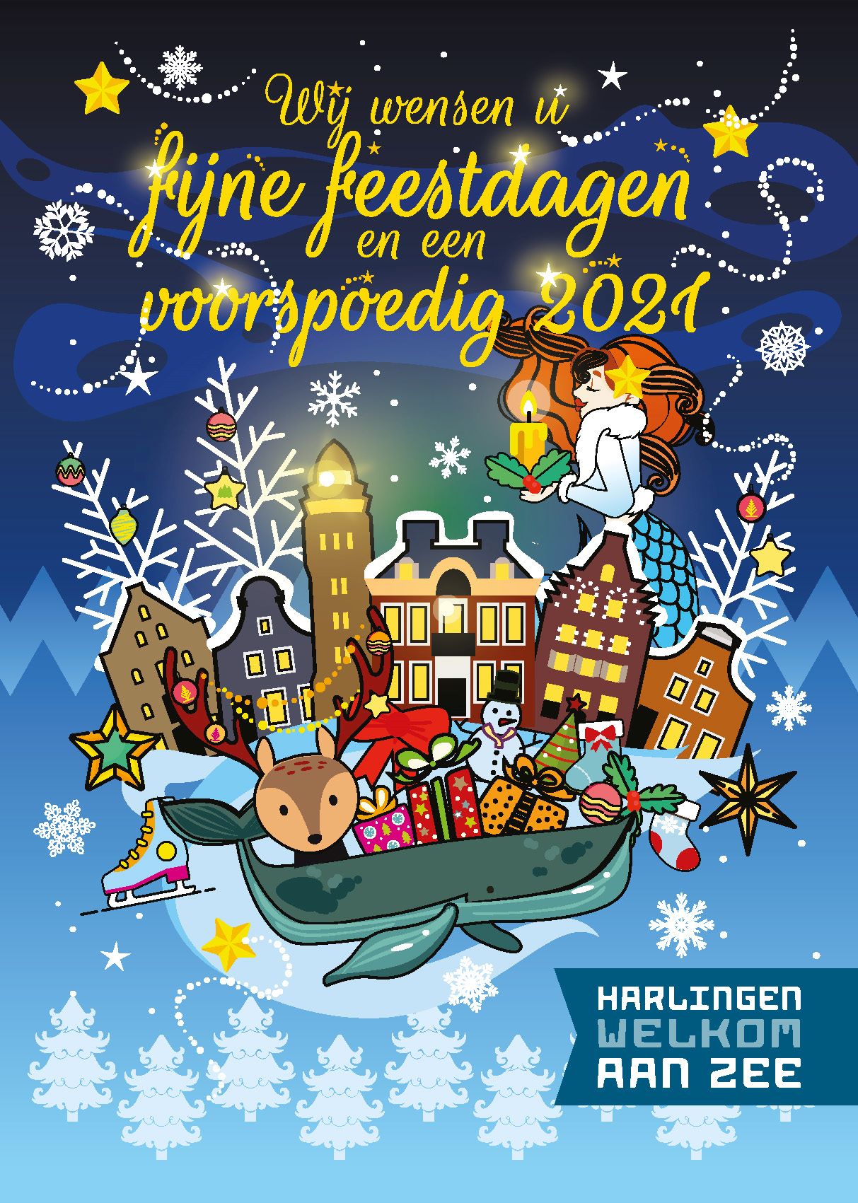 Kerstkaart gemeente