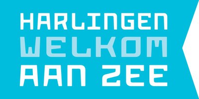 logo Harlingen Welkom aan Zee blauw rechts