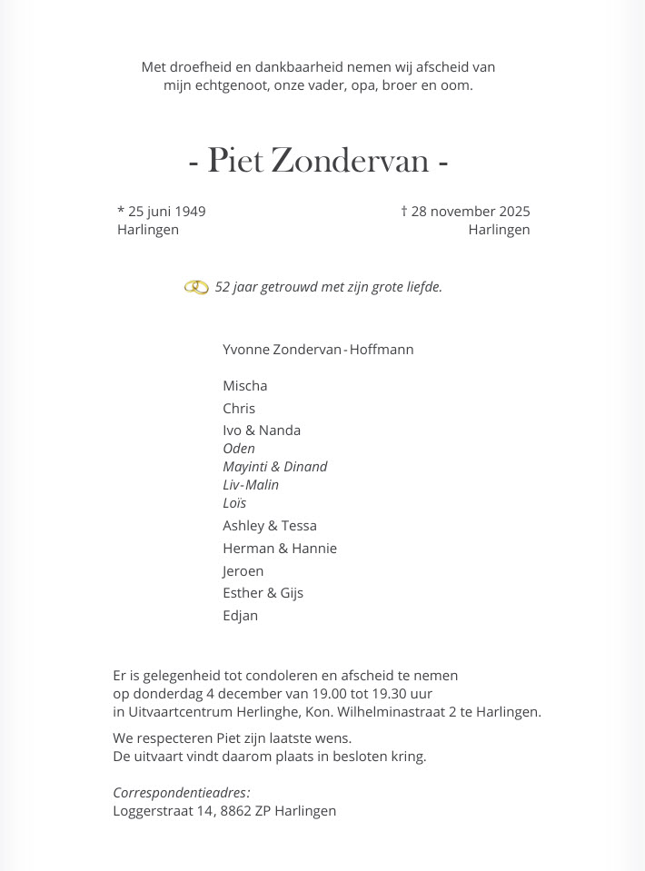 Piet Zondervan1