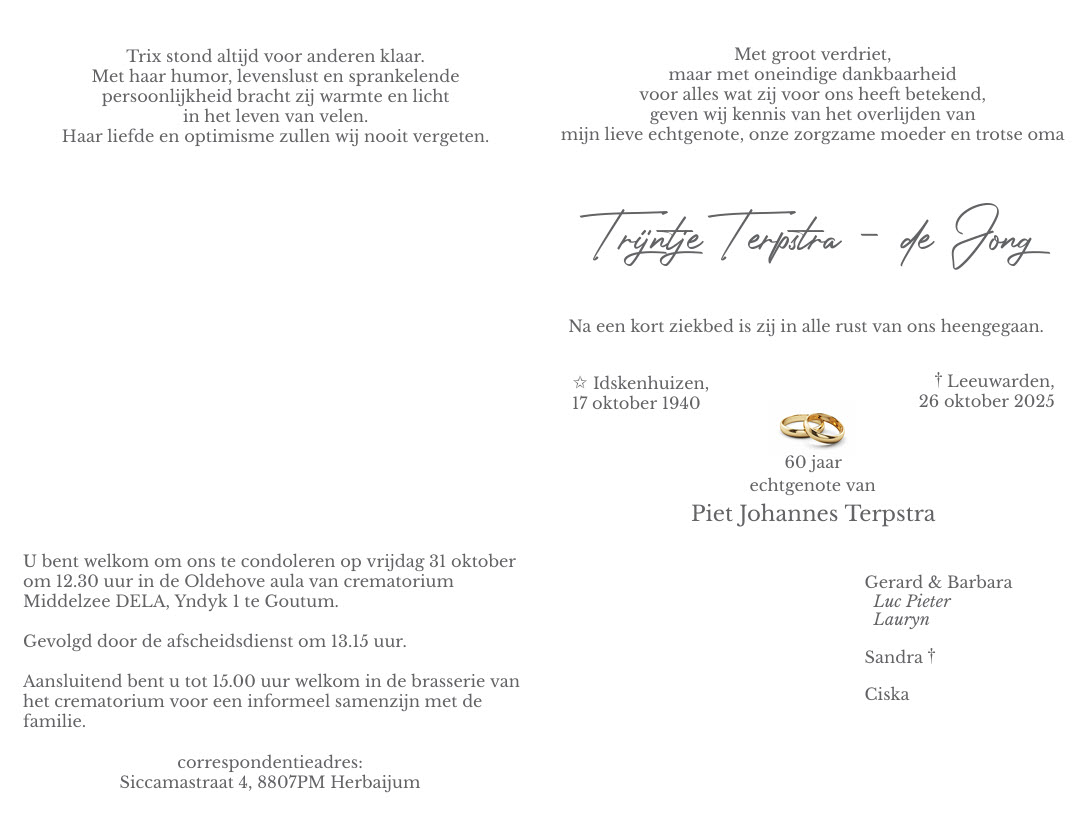 Trijntje Terpstra de Jong