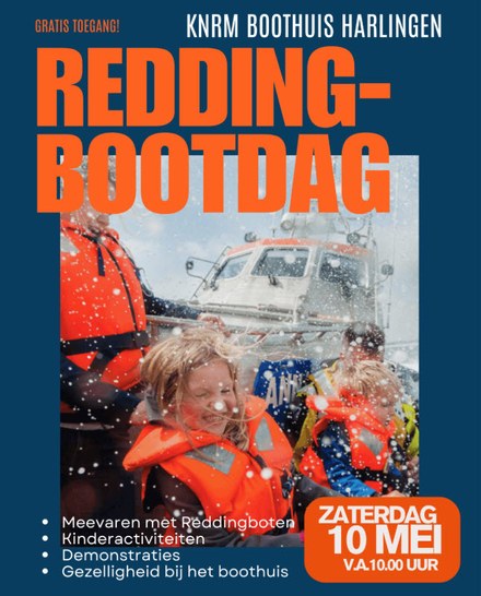 Beleef de KNRM Reddingbootdag in Harlingen!