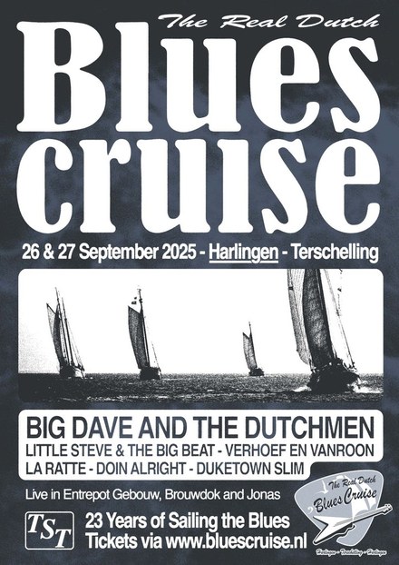 Bluescruise 2025: top blues op de Wadden
