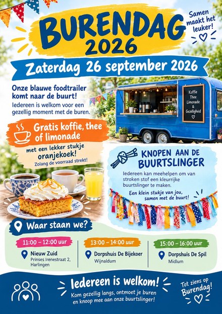 Burendag on tour: samen aan de koffie én aan de buurtslinger