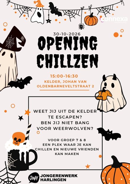 Chillzen opent opnieuw met spannend Halloweenfeest