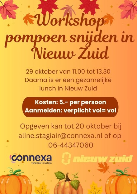 Creatief aan de slag met pompoenen!