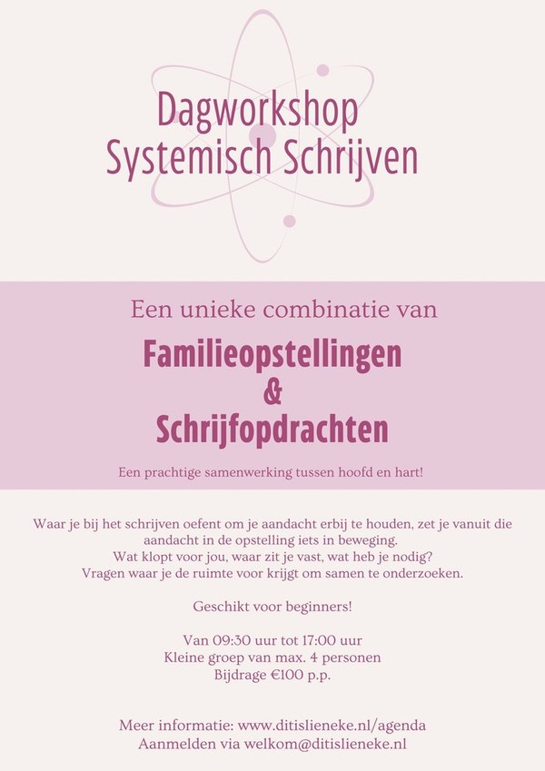 Dagworkshop Systemisch Schrijven
