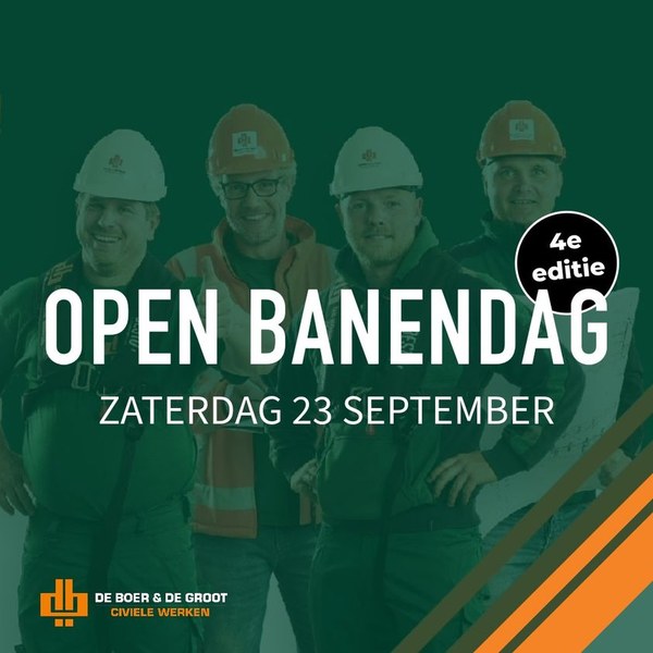 De Boer & De Groot civiele werken: Open Banendag!