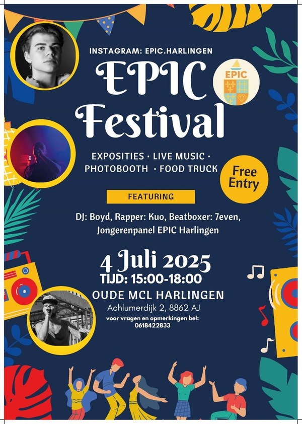 Festival door jongerenpanel EPIC Harlingen