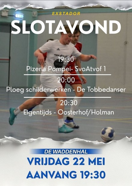 Finaleavond Van Stee Offshore zaalvoetbalcompetitie