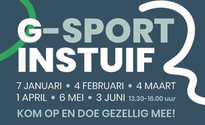 G-Sport Instuif voor alle inwoners met een beperking