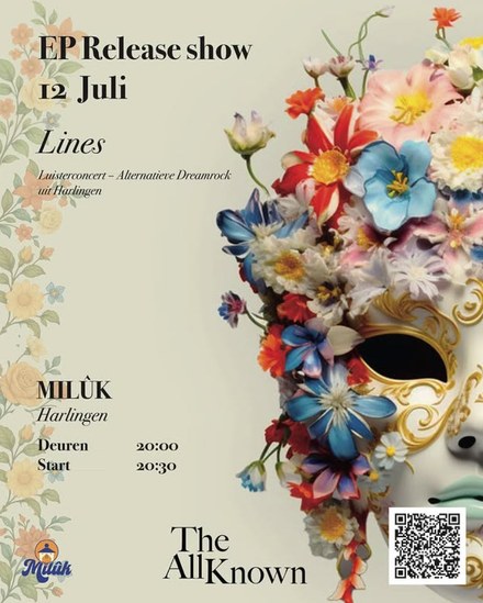 Harlinger rockband The All Known presenteert EP ‘Lines’ met speciale releaseshow in Milûk