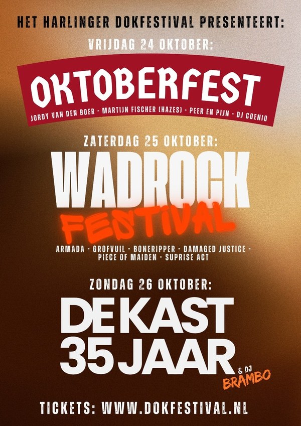 Het Harlinger Dokfestival: Oktoberfest, Wadrock & De Kast!