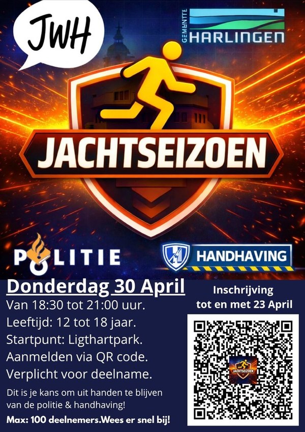 Jachtseizoen voor jongeren in Harlingen