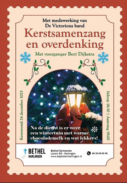 Kerstavonddienst Bethel Harlingen