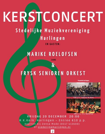 Kerstconcert Stedelijke Muziekvereniging Harlingen en gasten