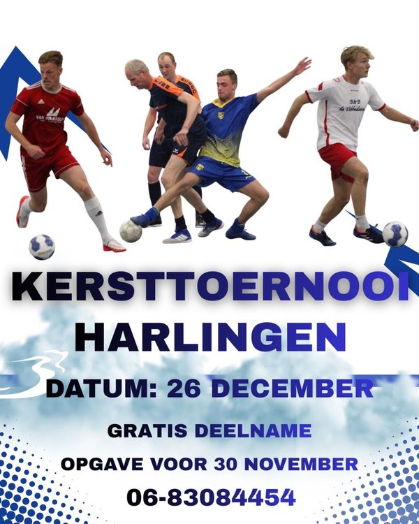 Kersttoernooi Harlingen – Schrijf je nu in!