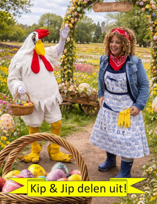 Kip & Jip in het stadshart van Harlingen