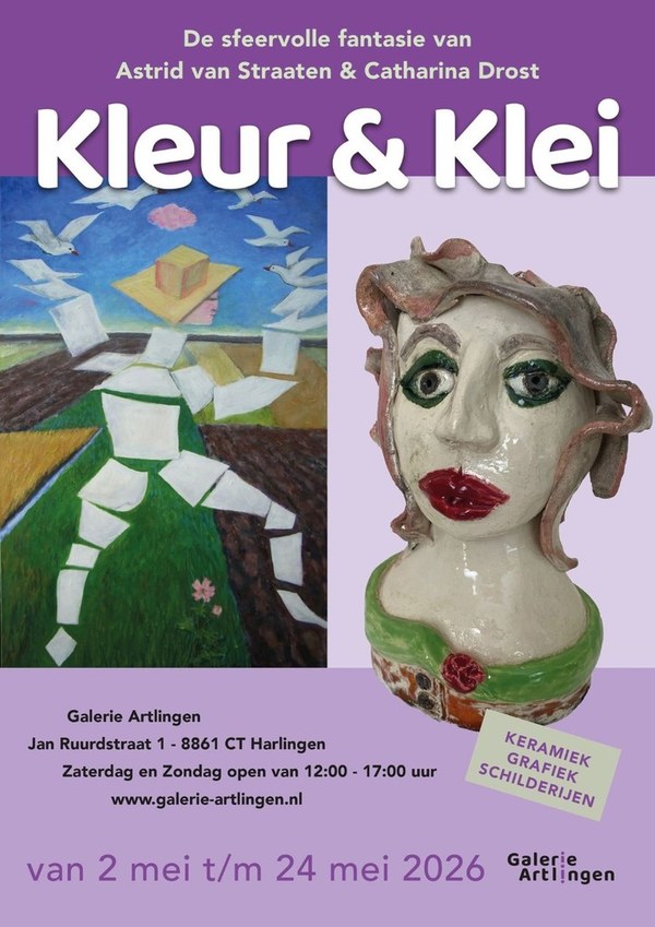 Kleur en Klei in galerie Artlingen