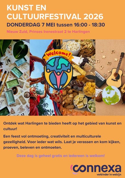 Kunst en Cultuurfestival 2026 brengt Harlingen samen in kleur, smaak en muziek