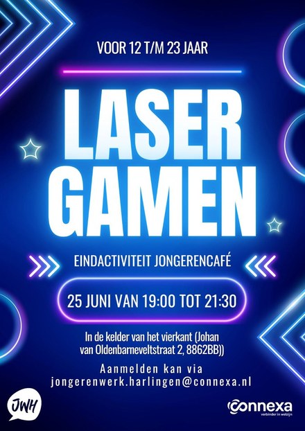 Lasergamen met het Jongerenwerk