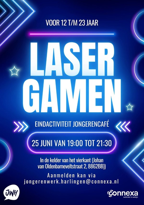 Lasergamen met het Jongerenwerk