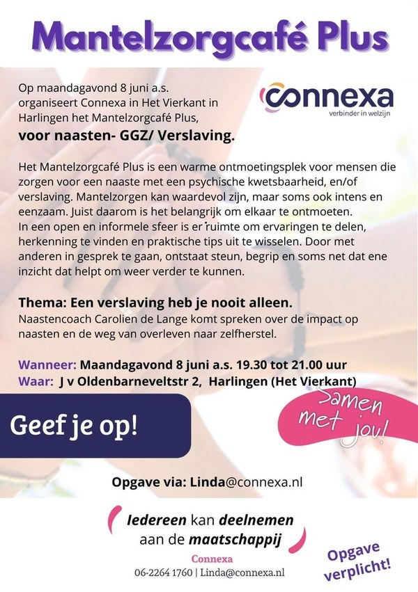 Mantelzorgcafé PLUS