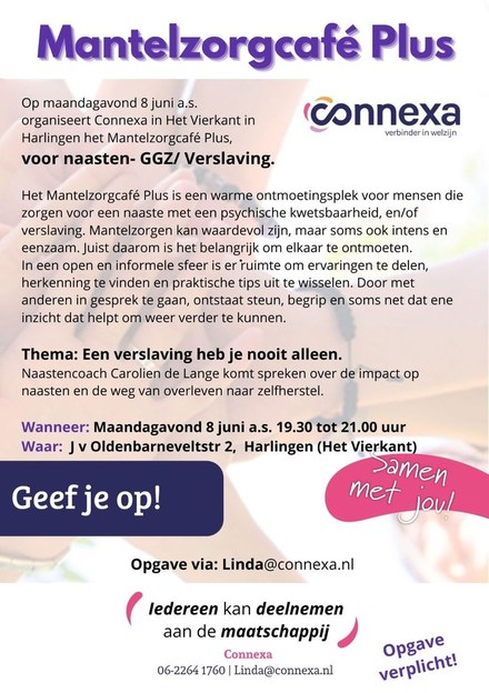 Mantelzorgcafé PLUS