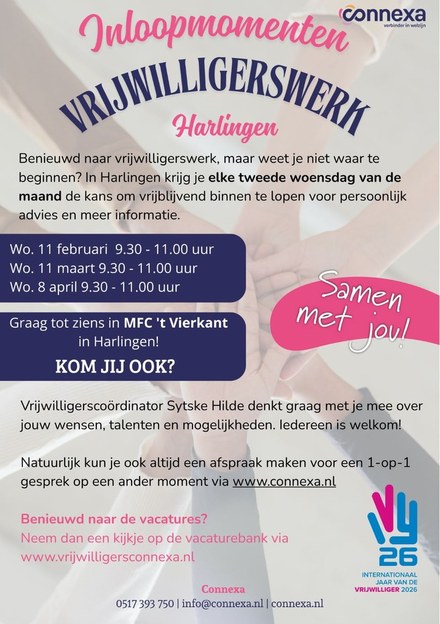 Ontdek vrijwilligerswerk in Harlingen!