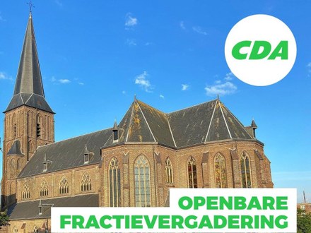 Openbare fractievergadering CDA Harlingen