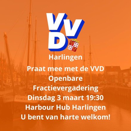 Praat mee met de VVD - Samen bouwen aan Harlingen