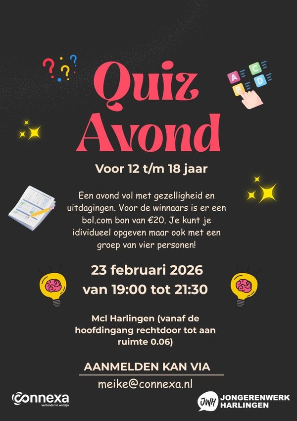 Quizavond voor jongeren in Harlingen