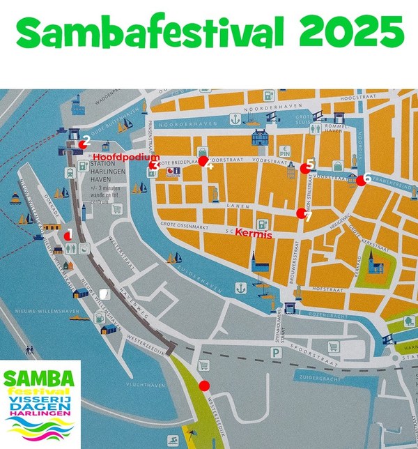 Sambaklanken laten Harlingen swingen!