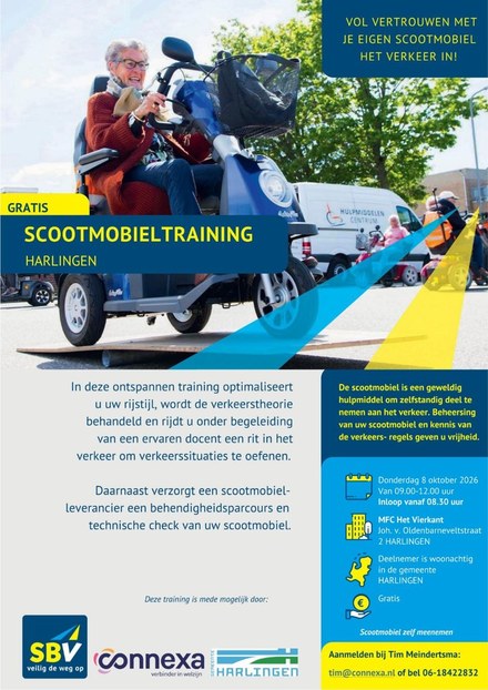 Scootmobiel training Harlingen