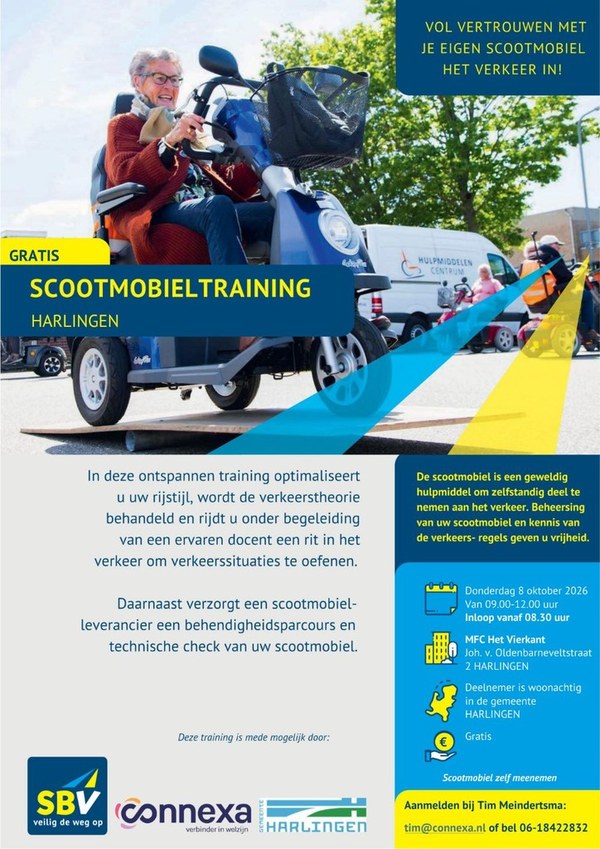 Scootmobiel training Harlingen