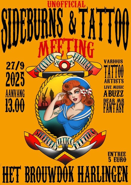 Sideburns meeting Harlingen in Het Brouwdok