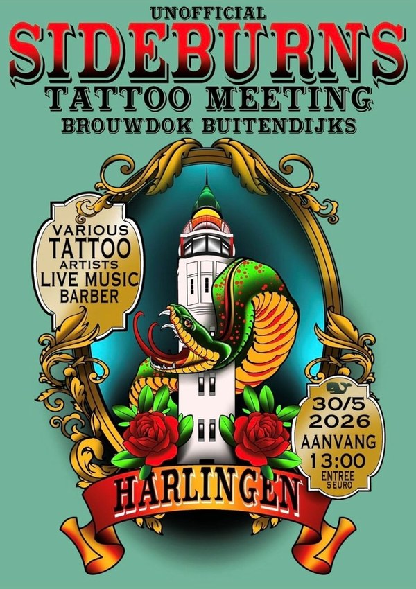 Sideburns & Tattoo Meeting: rock-’n-roll, inkt en gezelligheid aan de haven