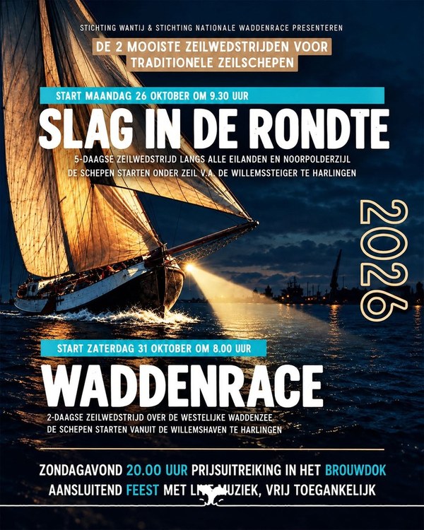 Slag in de Rondte & Waddenrace: feest aan de kade bij Brouwdok