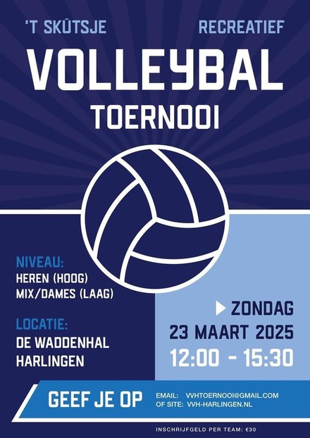 't Skûtsje recreatief volleybaltoernooi