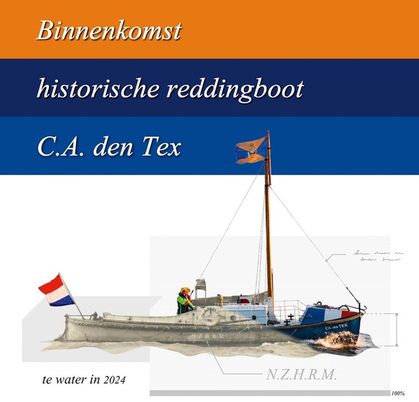 Terugkeer reddingboot C.A. den Tex