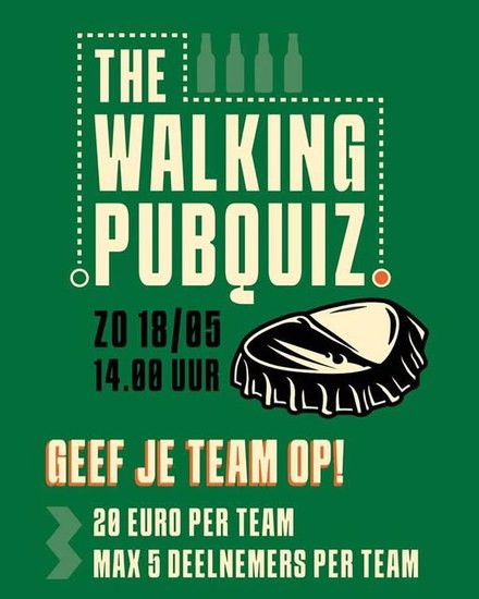 The Walking Pubquiz – Harlingen bruist op zondag 18 mei!