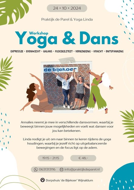 YOGA & DANS in de Bijekoer