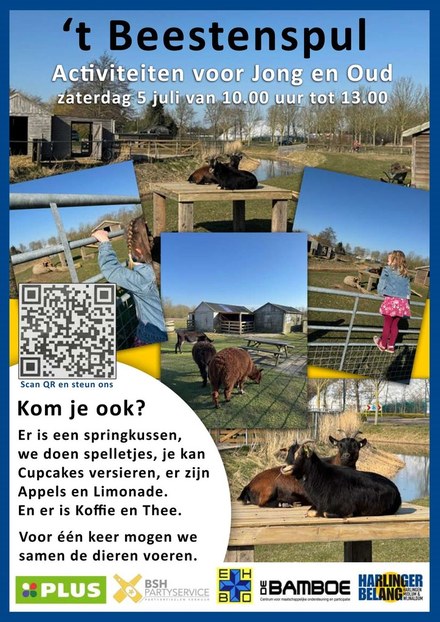Zaterdag 5 juli wordt een Beestachtig Feest in Harlingen!