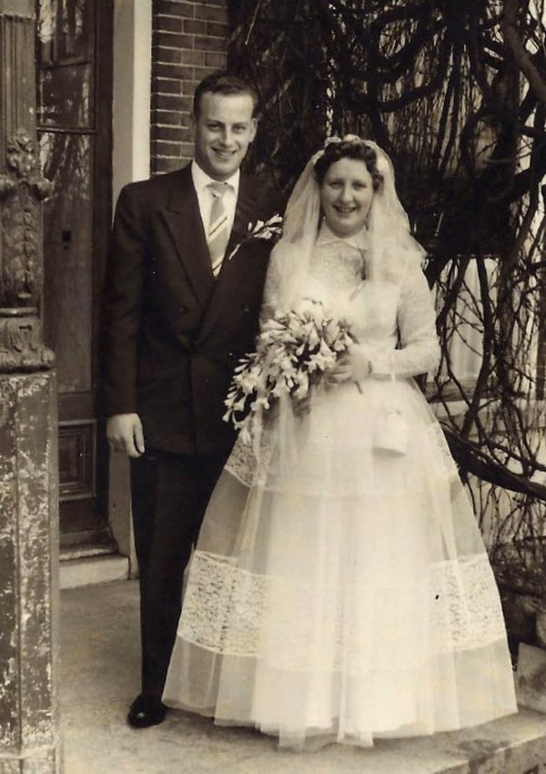 60-jarig huwelijksjubileum Albert Dijkstra en Dora Dijkstra-Terpstra