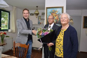 60-jarig huwelijksjubileum Bertus Weijermars en Pia Weijermars-Alkema