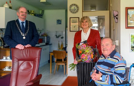 60 jarig huwelijksjubileum Germen Wierda en Jelly Wierda-Feikema