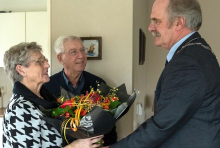 60-jarig huwelijksjubileum Henny Dost en Annie Dost-Wiersma