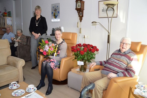 60-jarig huwelijksjubileum Joop en Susan Elzinga-de Vries