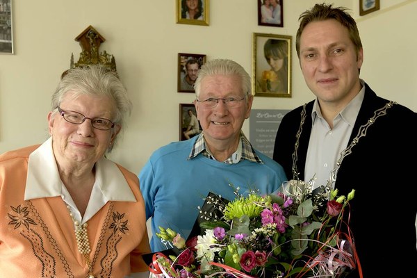 60-jarig huwelijksjubileum Siebe Ruiter en Foekje-Antje Spoelstra