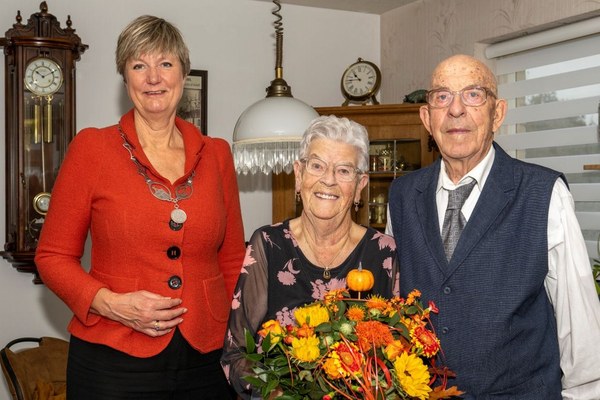 65-jarig huwelijk Piet Bosma en Leny IJntema
