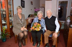 65-jarig huwelijksjubileum Henk Kuipers en Tiny Kuipers-Beekema